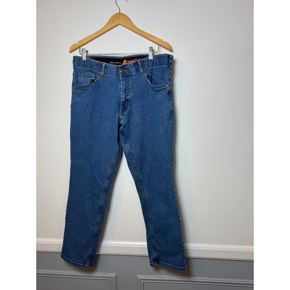 Architect Active Flex Slim Fit Jeans Mens 36x30 Medium Wash Blue Denim Stretch
